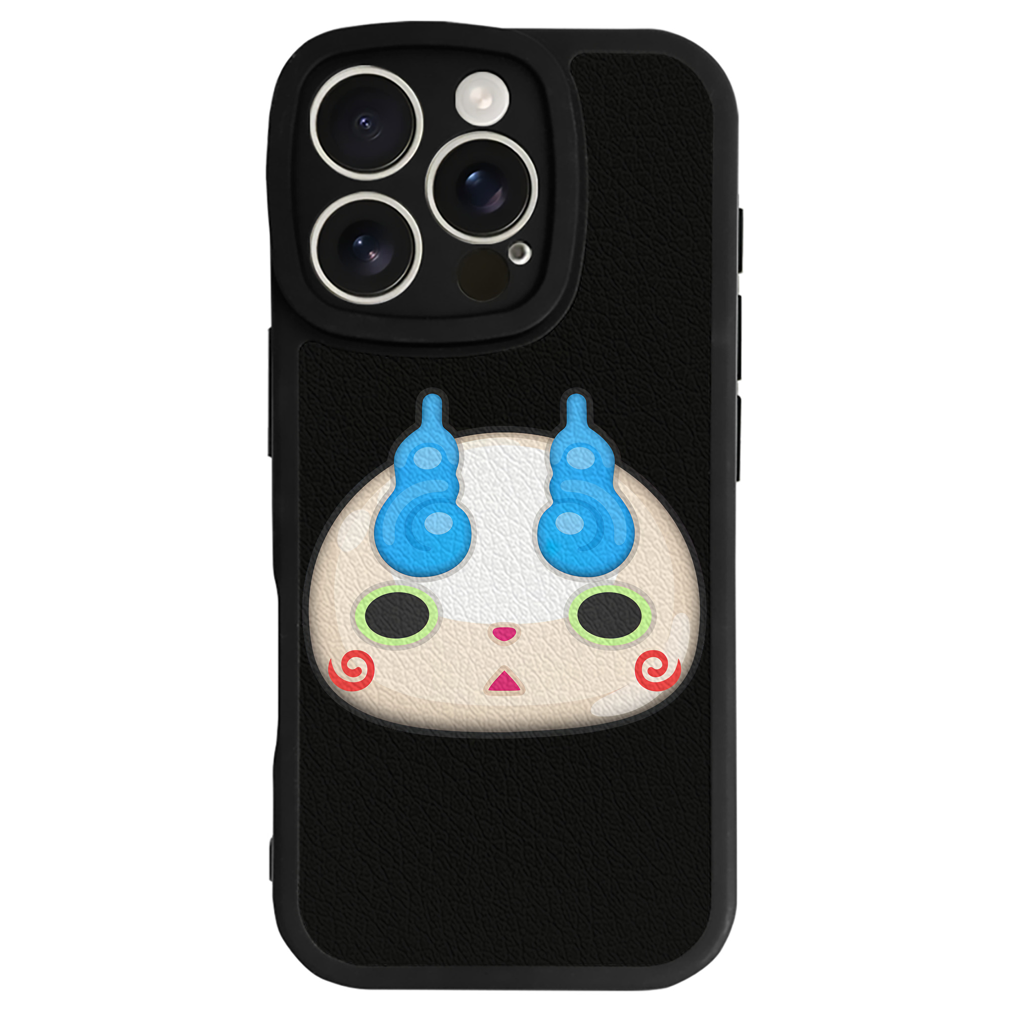 （画像用） 妖怪ウォッチ Yo-kai Watch 【iPhone 16シリーズ対応】シリコンスマホケース（レザー調） 材質：シリコン